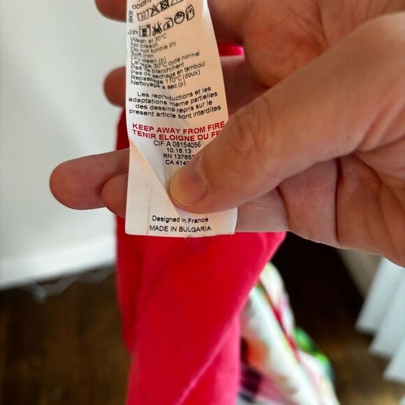 Gaultier Designer Girl Kids rainbow tie dye ruffle pleated tennis skirt size 10A - Picture 3 of 12